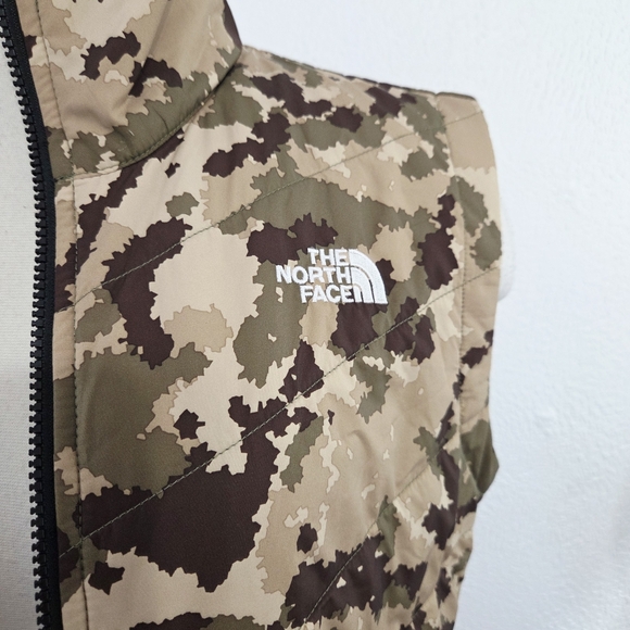 The North Face women's Tamburello packable puffer Vest Digital Camo Small NO ZIP - Picture 5 of 10